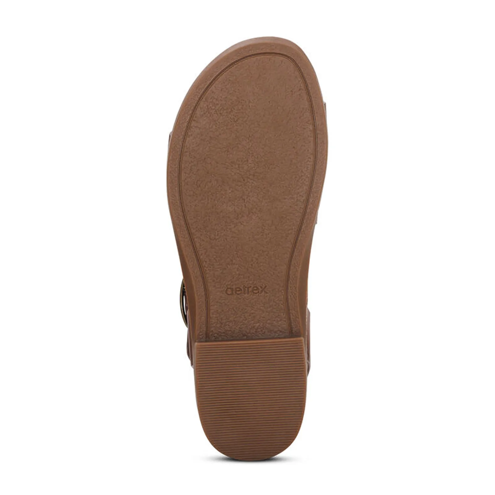 Aetrex Tamara Backstrap Sandal (Women) - Walnut