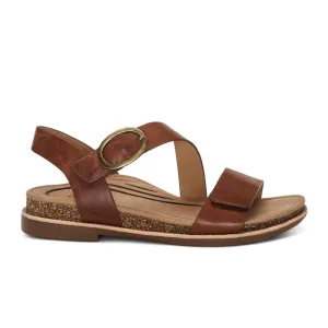 Aetrex Tamara Backstrap Sandal (Women) - Walnut