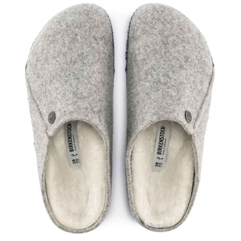 Birkenstock Men's Zermatt Shearling Wool Felt in Light Grey