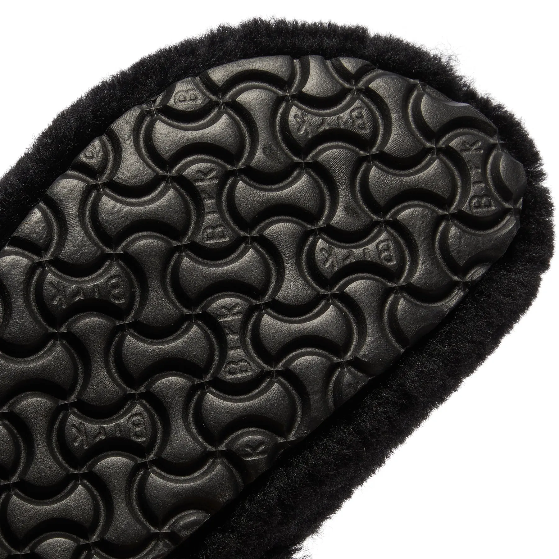 Birkenstock Womens Boston Big Buckle Shearling (Teddy Black)