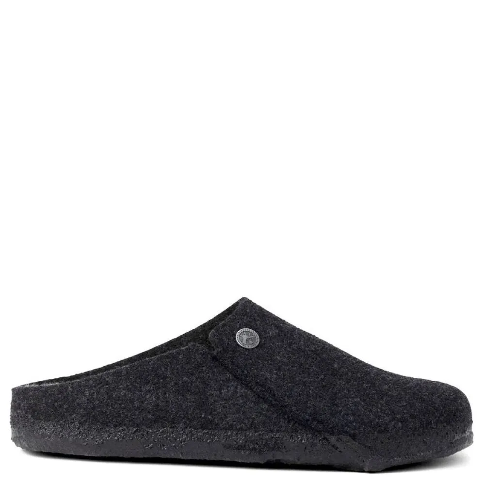 Birkenstock Women's Zermatt Shearling Wool Felt in Anthracite (Narrow Width)