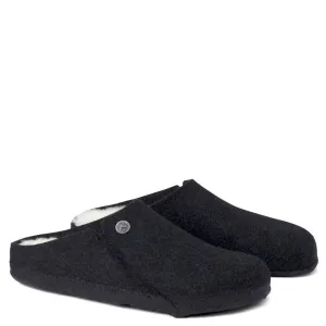 Birkenstock Women's Zermatt Shearling Wool Felt in Anthracite (Narrow Width)