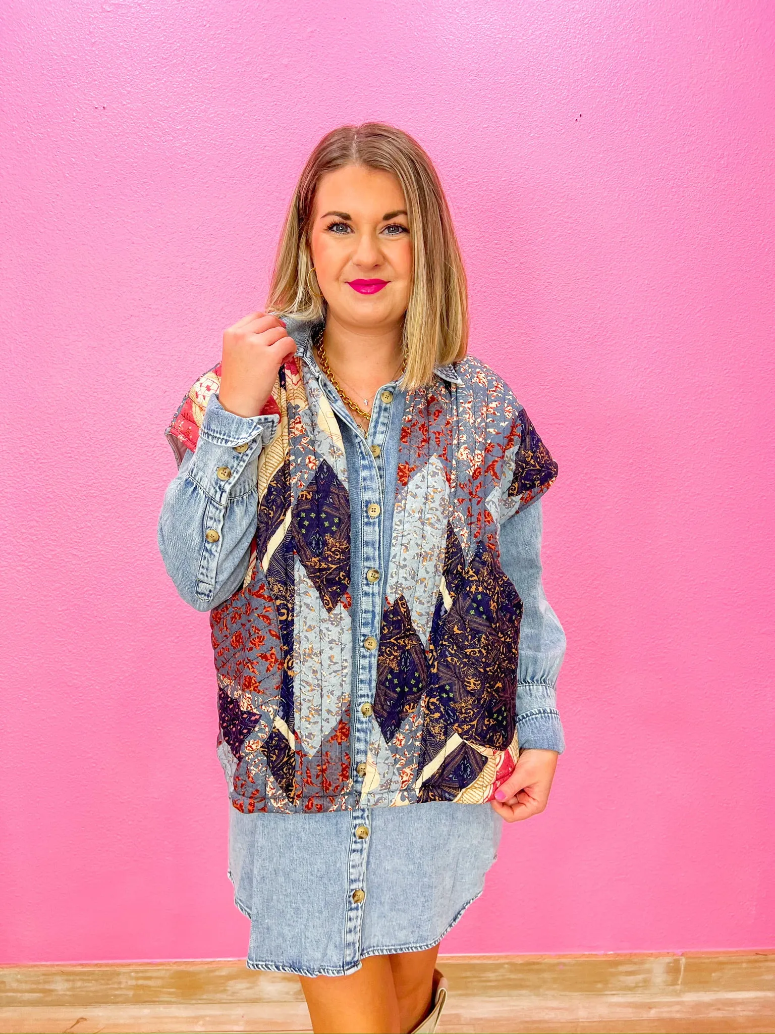 Bundled Up Vest - Multi