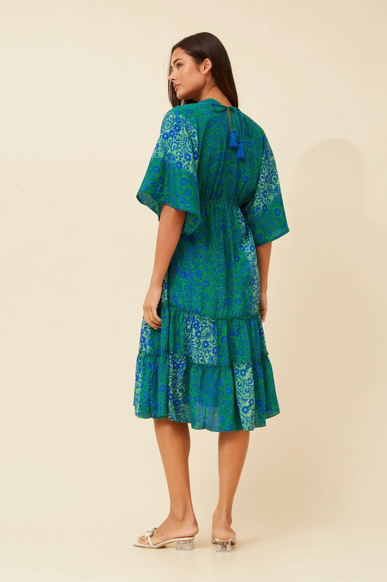 CHANDI BOHO MIDI DRESS