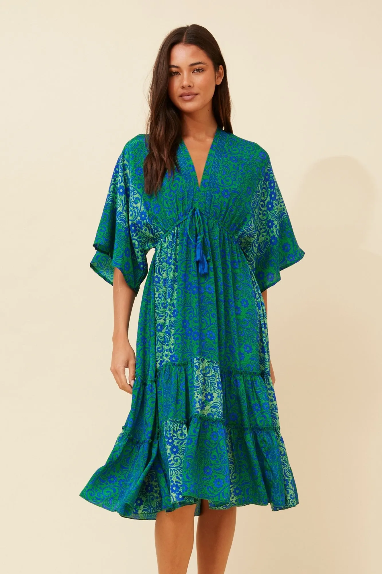 CHANDI BOHO MIDI DRESS