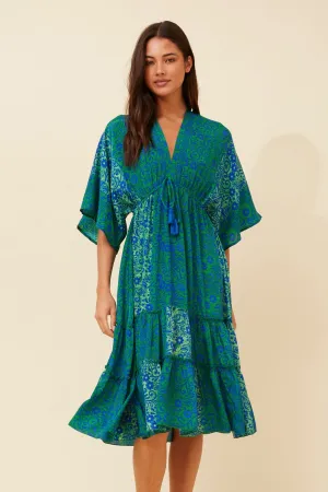 CHANDI BOHO MIDI DRESS