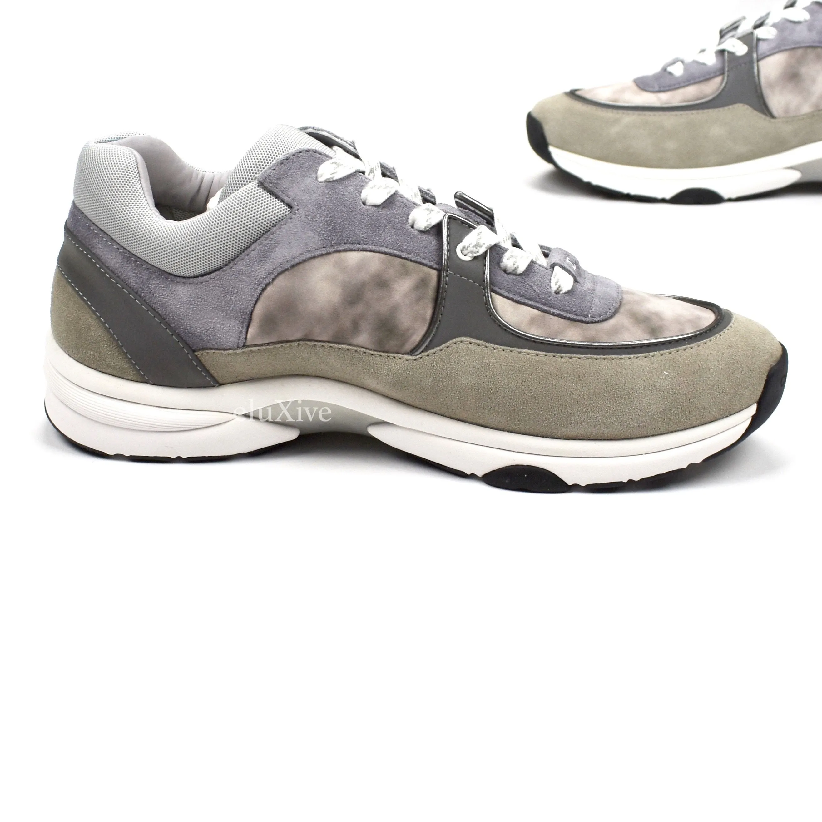 Chanel - Classic Monogram Logo Trainer (Gray)