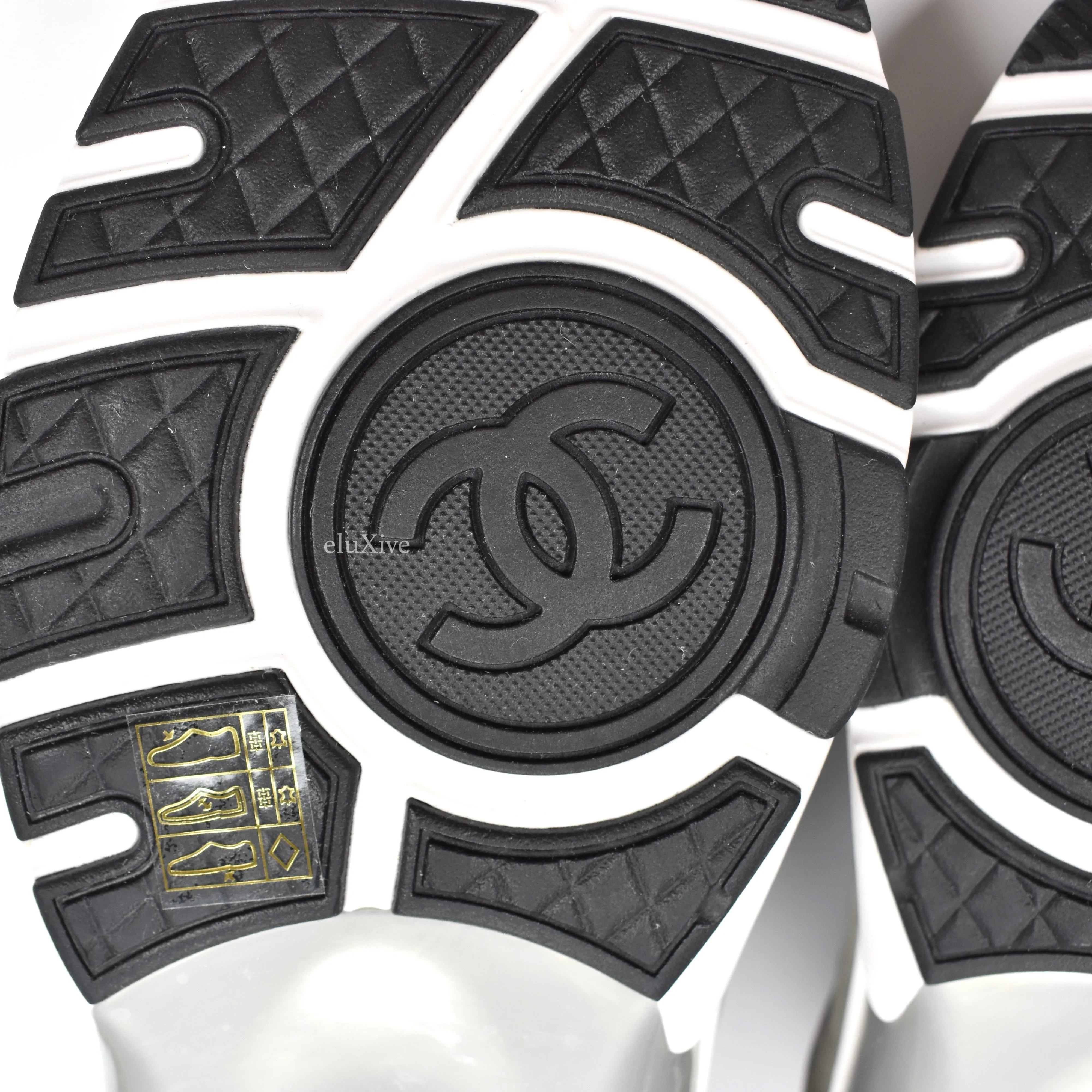Chanel - Classic Monogram Logo Trainer (Gray)