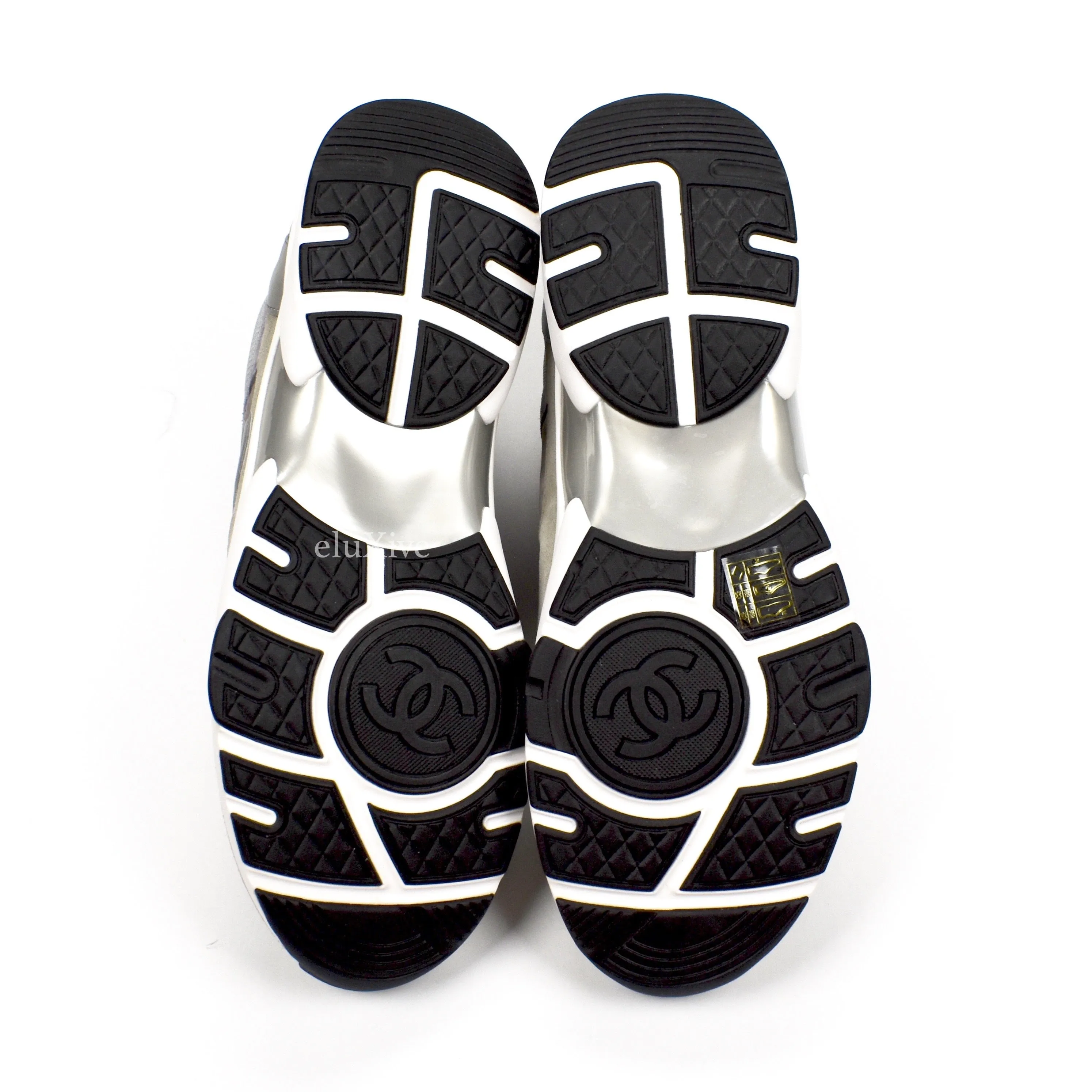 Chanel - Classic Monogram Logo Trainer (Gray)