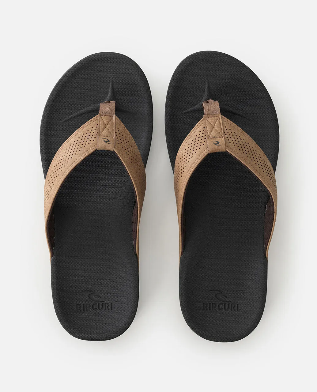 Chiba Bloom Open Toe Sandal - Brown/Black