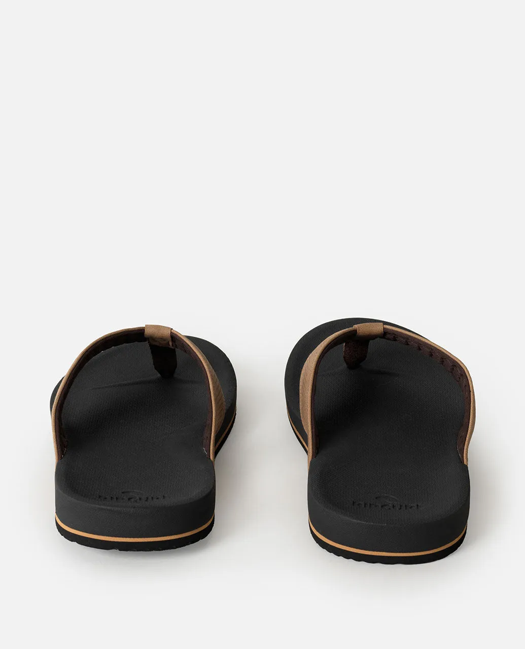 Chiba Bloom Open Toe Sandal - Brown/Black