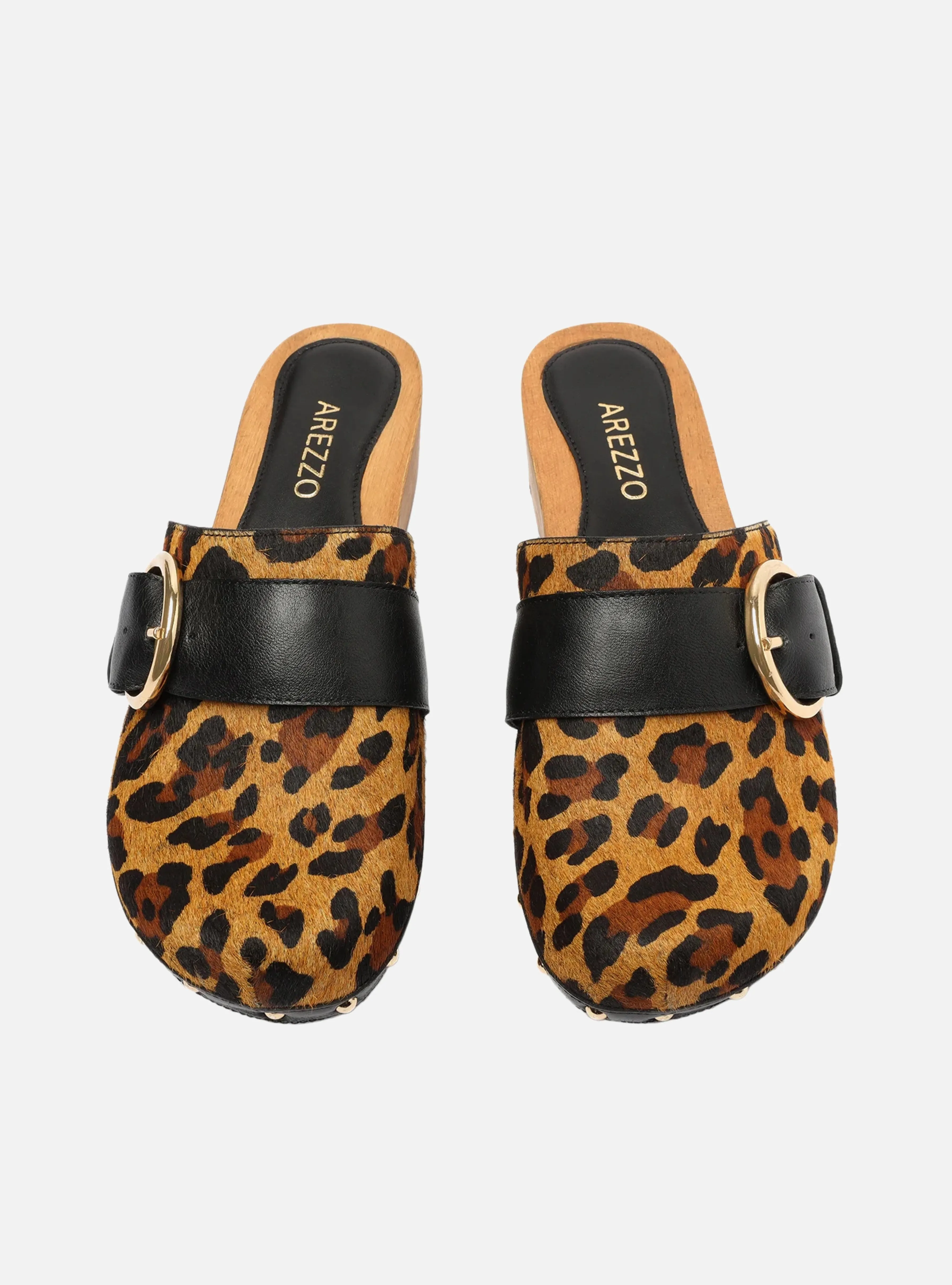 Clo Leopard Hair Calf Flat
