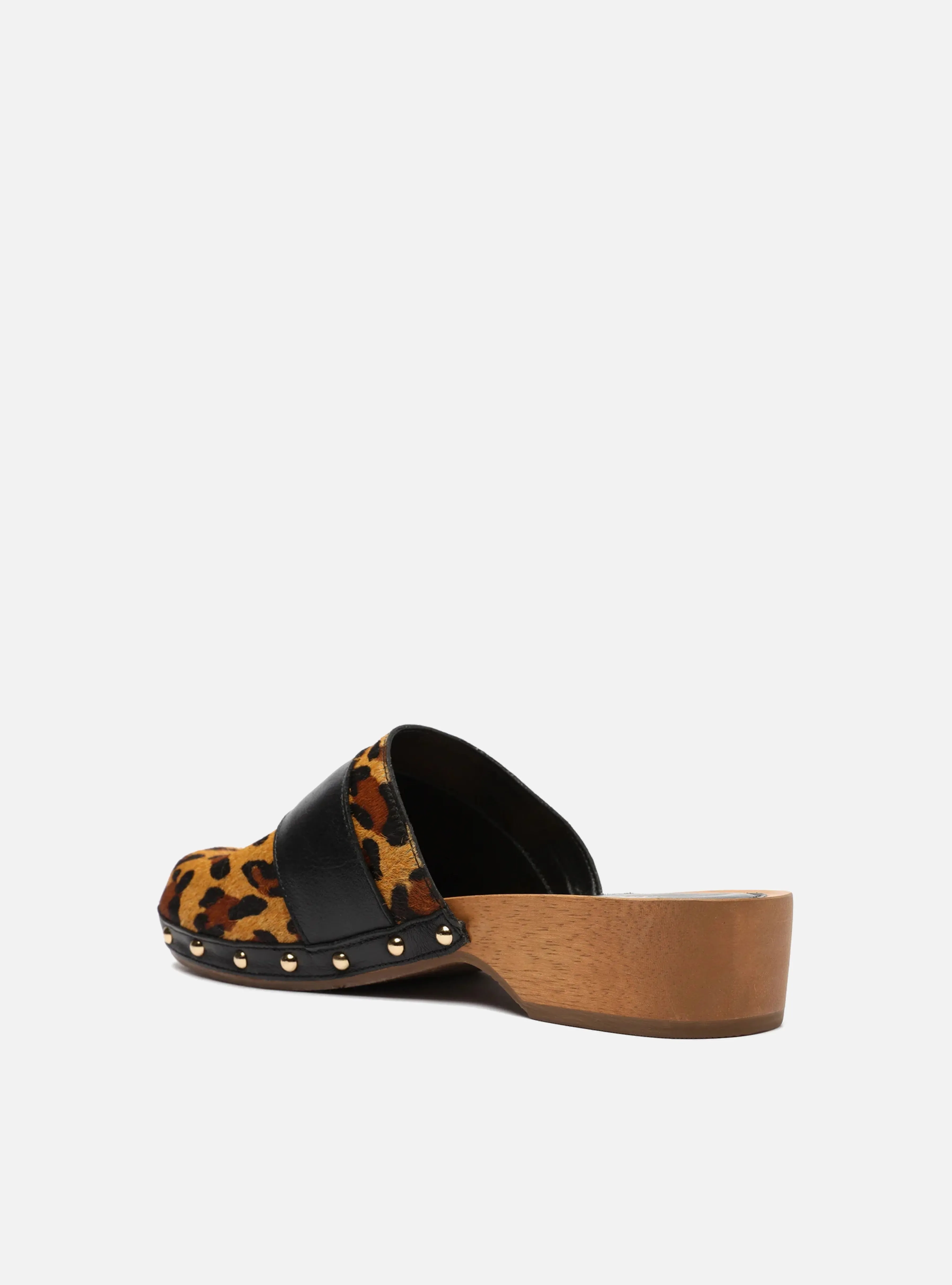Clo Leopard Hair Calf Flat