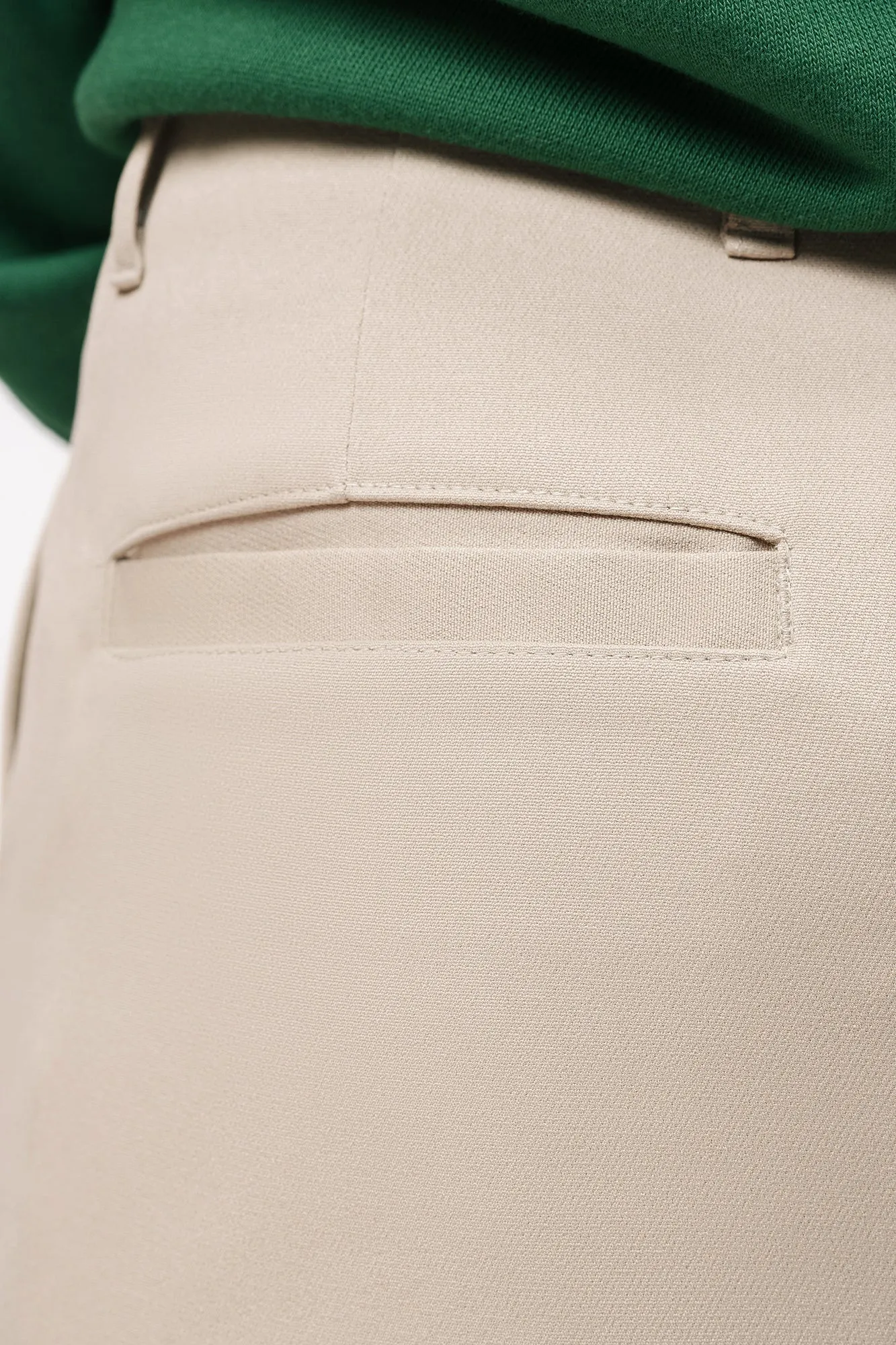Dusky Fawn Double Pleated Men's Straight Korean Pants