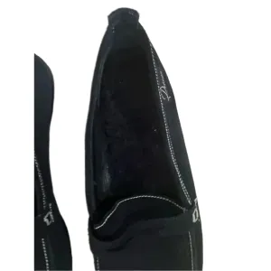 Feldman Black Suede Loafers Size 9