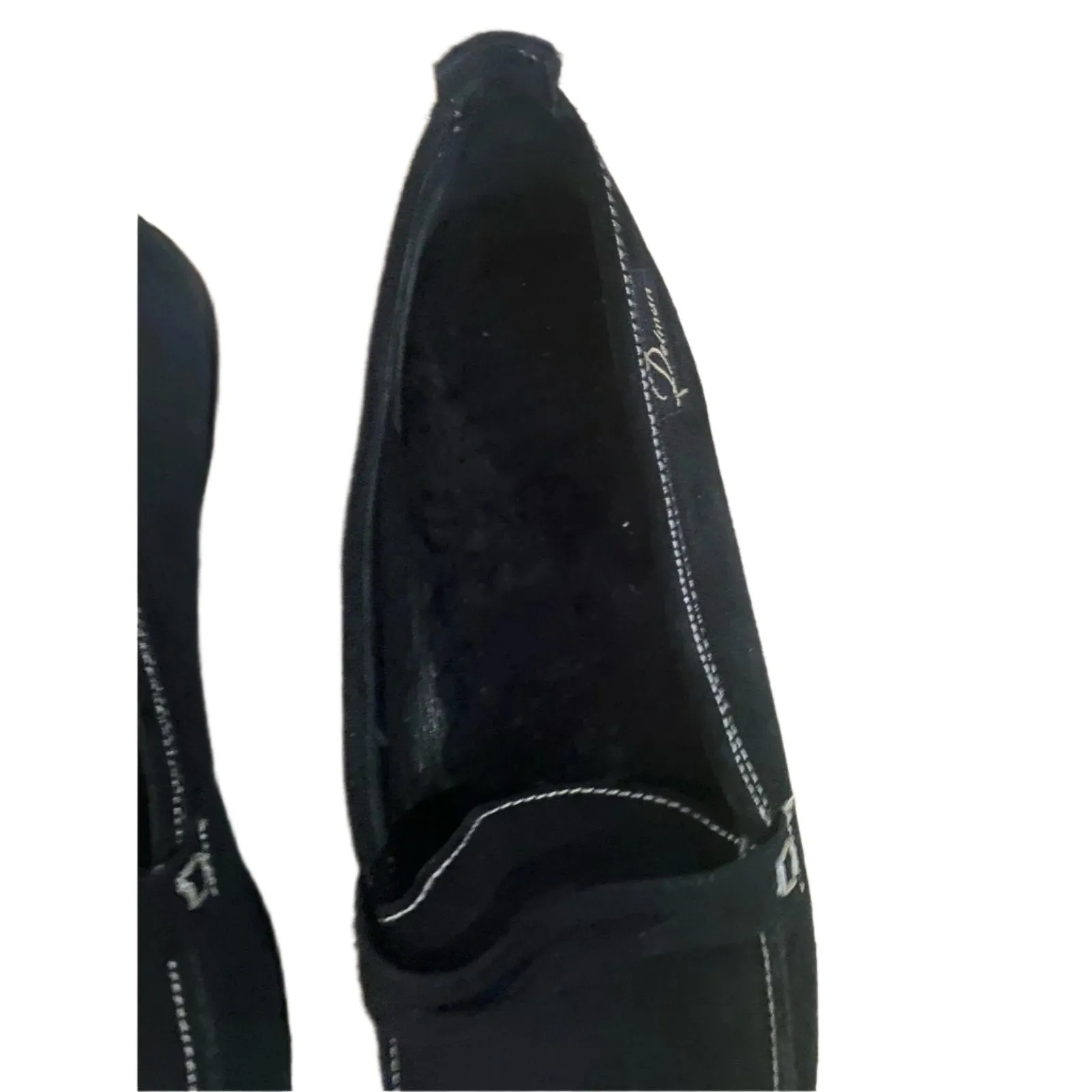 Feldman Black Suede Loafers Size 9