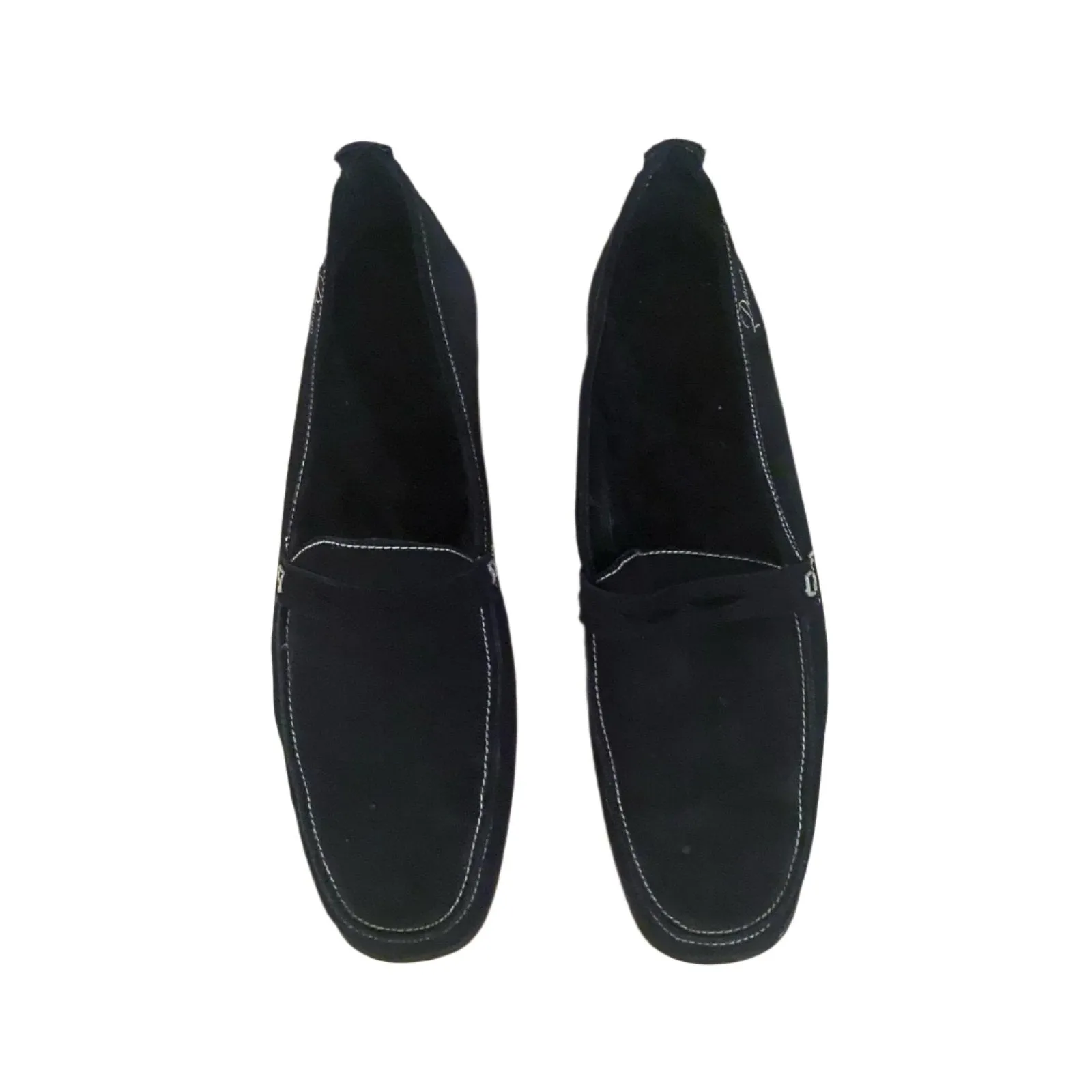 Feldman Black Suede Loafers Size 9