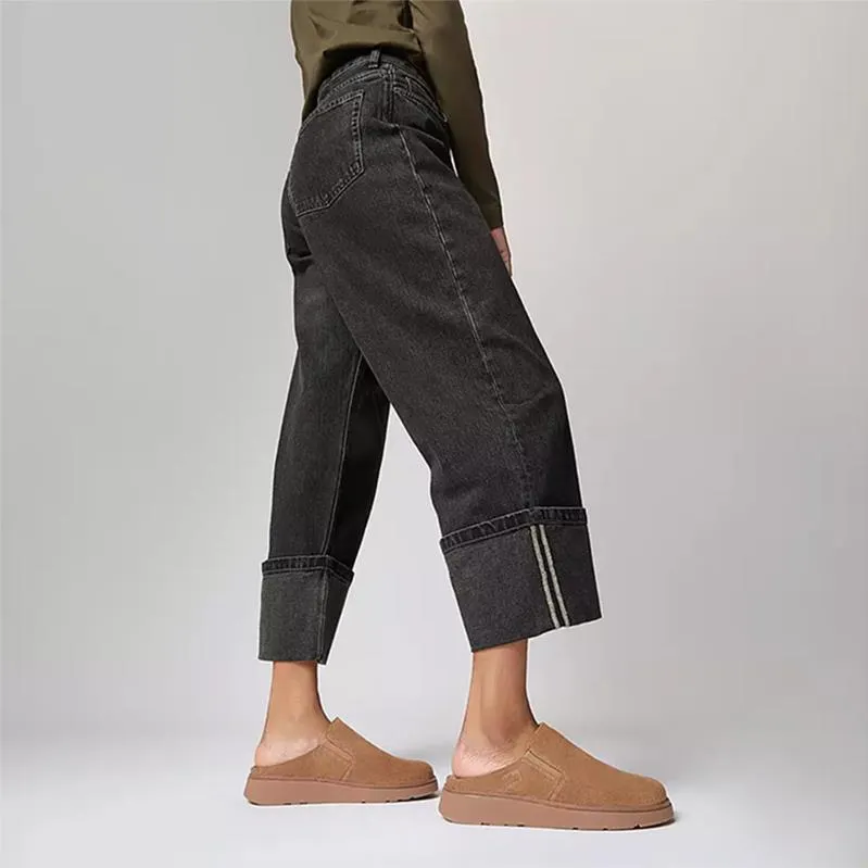 Fitflop GEN-FF Elasticated Suede Mules Desert Tan