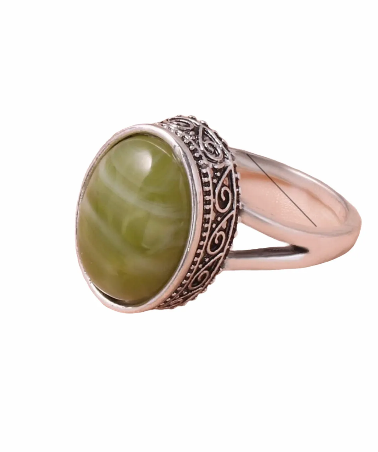 Geometric decor ring. Size 8.