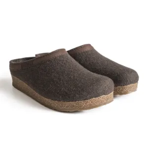 Haflinger GZL Clog (Unisex) - Smokey Brown