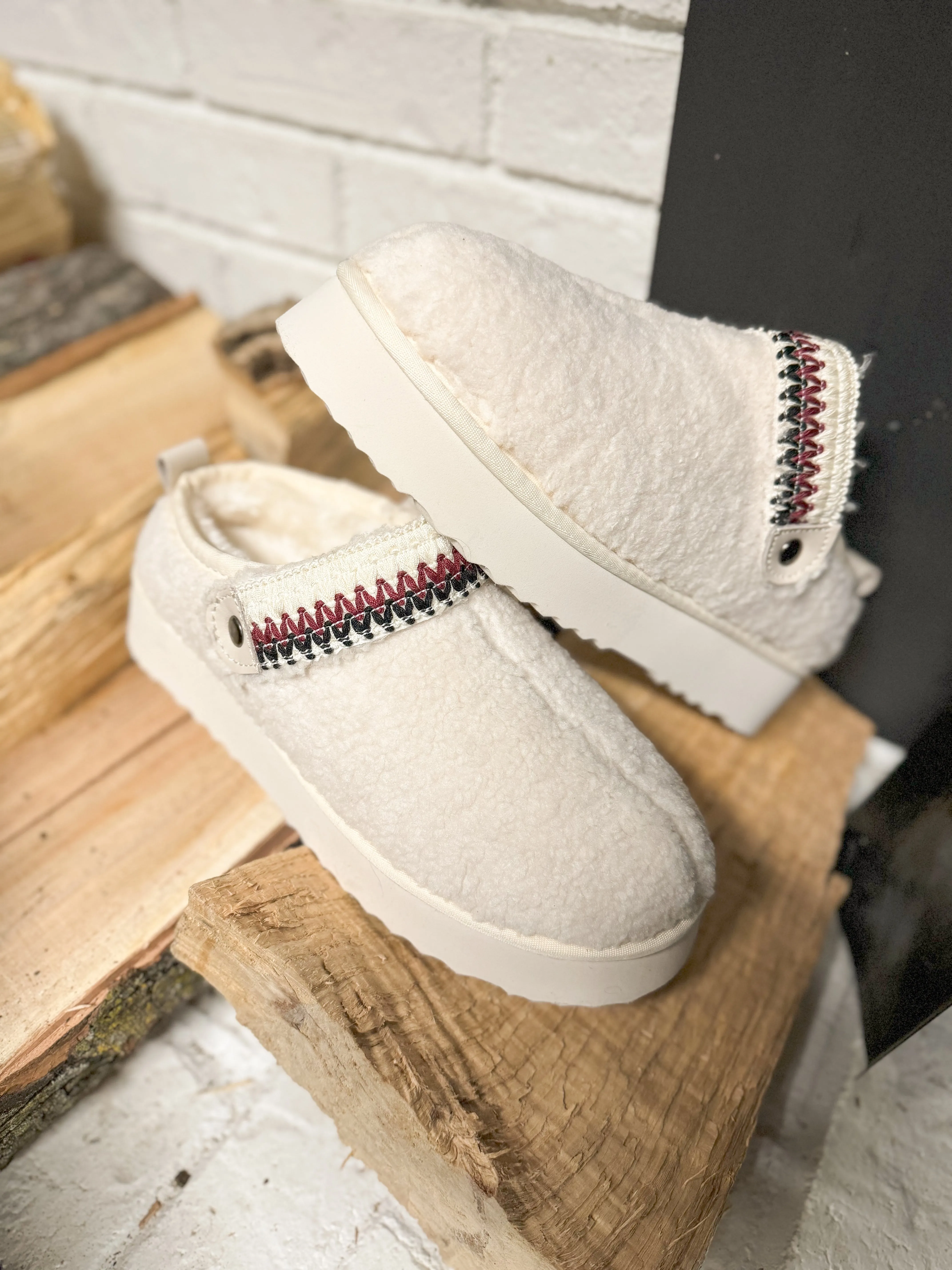 Ivory Storm Braid Mule