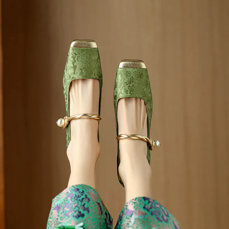 La Regale Florale Heels by Sofia Amoretti