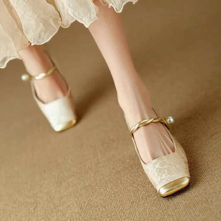 La Regale Florale Heels by Sofia Amoretti
