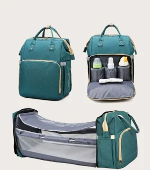 Large capacity baby diaper backpack