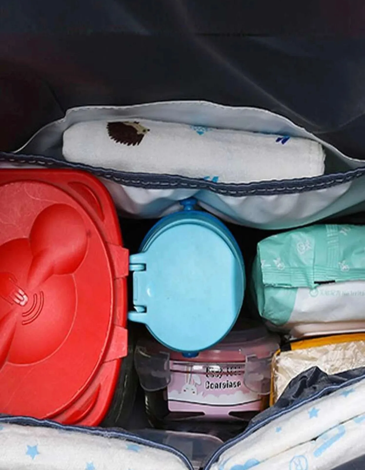 Large capacity baby diaper backpack