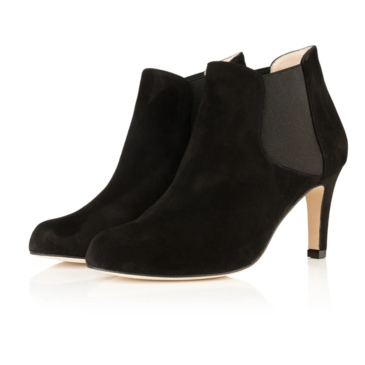 Lily Extra-Wide Width Boots - Black Suede