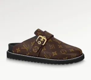 LOUIS VUITTON MONOGRAM COZY COMFY CLOG MULES