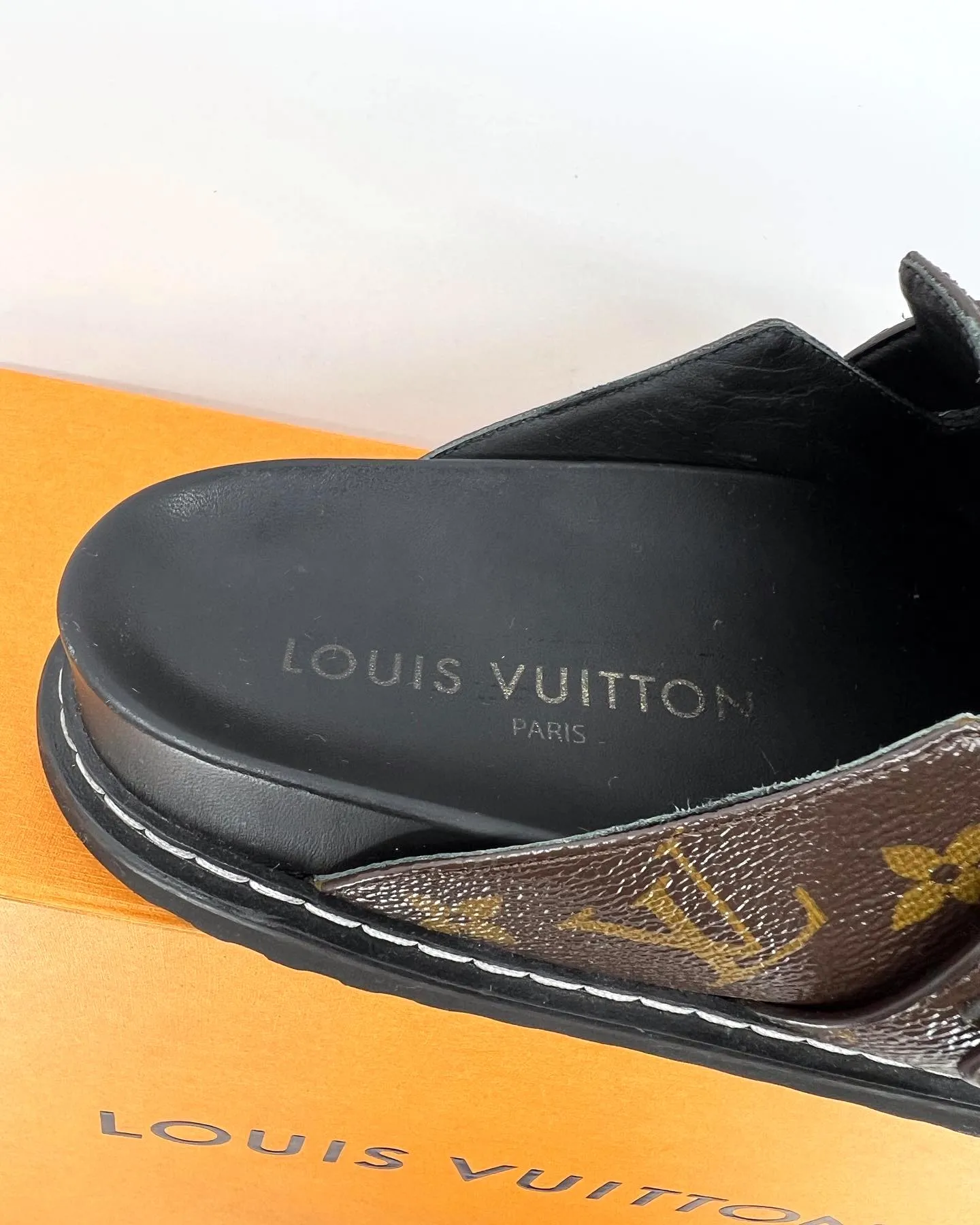 LOUIS VUITTON MONOGRAM COZY COMFY CLOG MULES