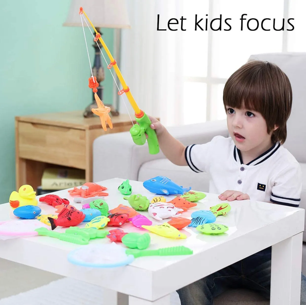 Magnetic Fishing Pool Toy Game for Kids
