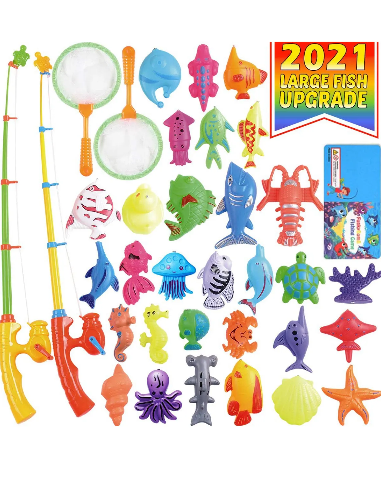 Magnetic Fishing Pool Toy Game for Kids