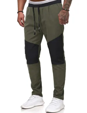Men’s color block drawstring pants