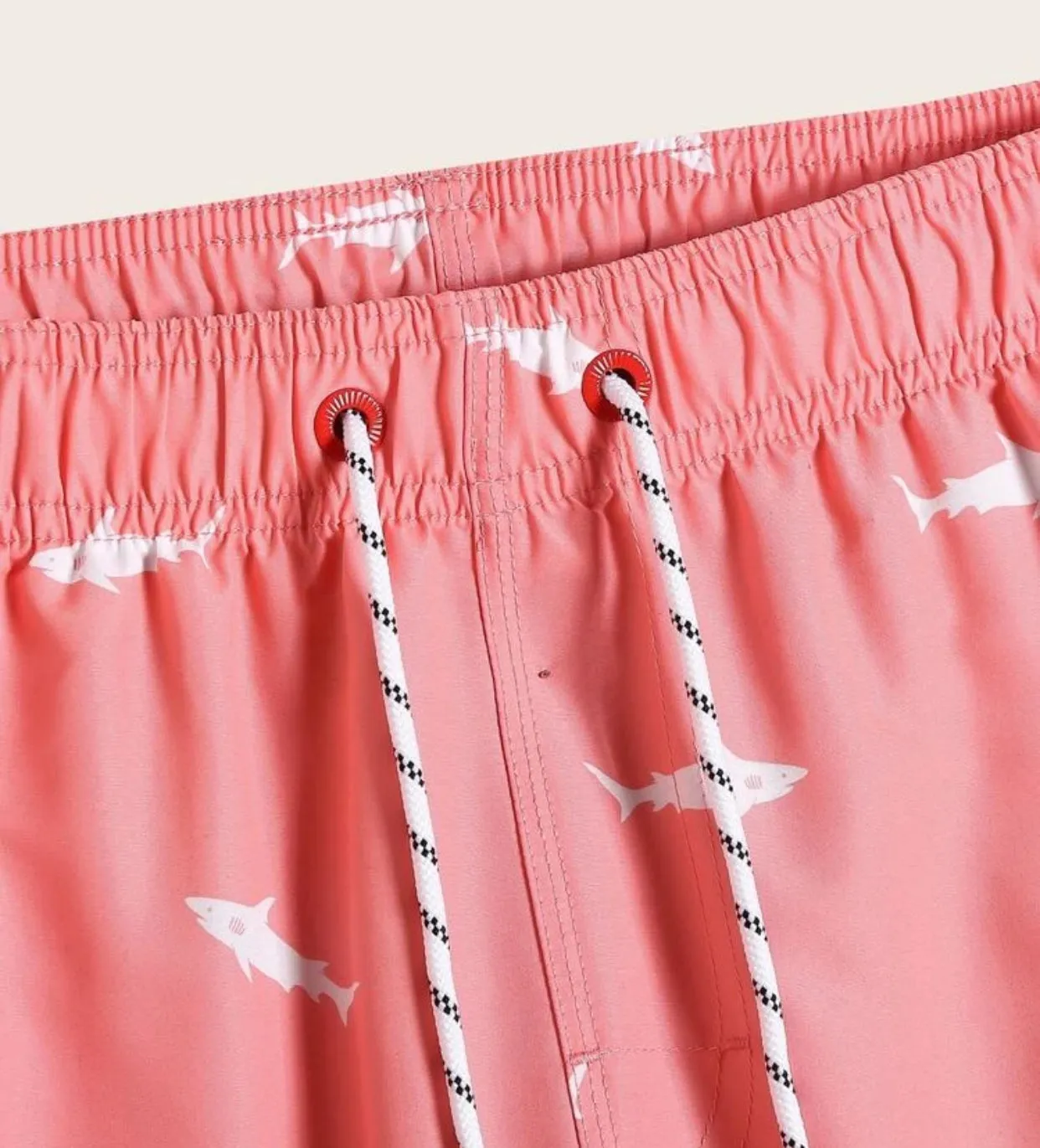 Men’s fish print swim suit shorts