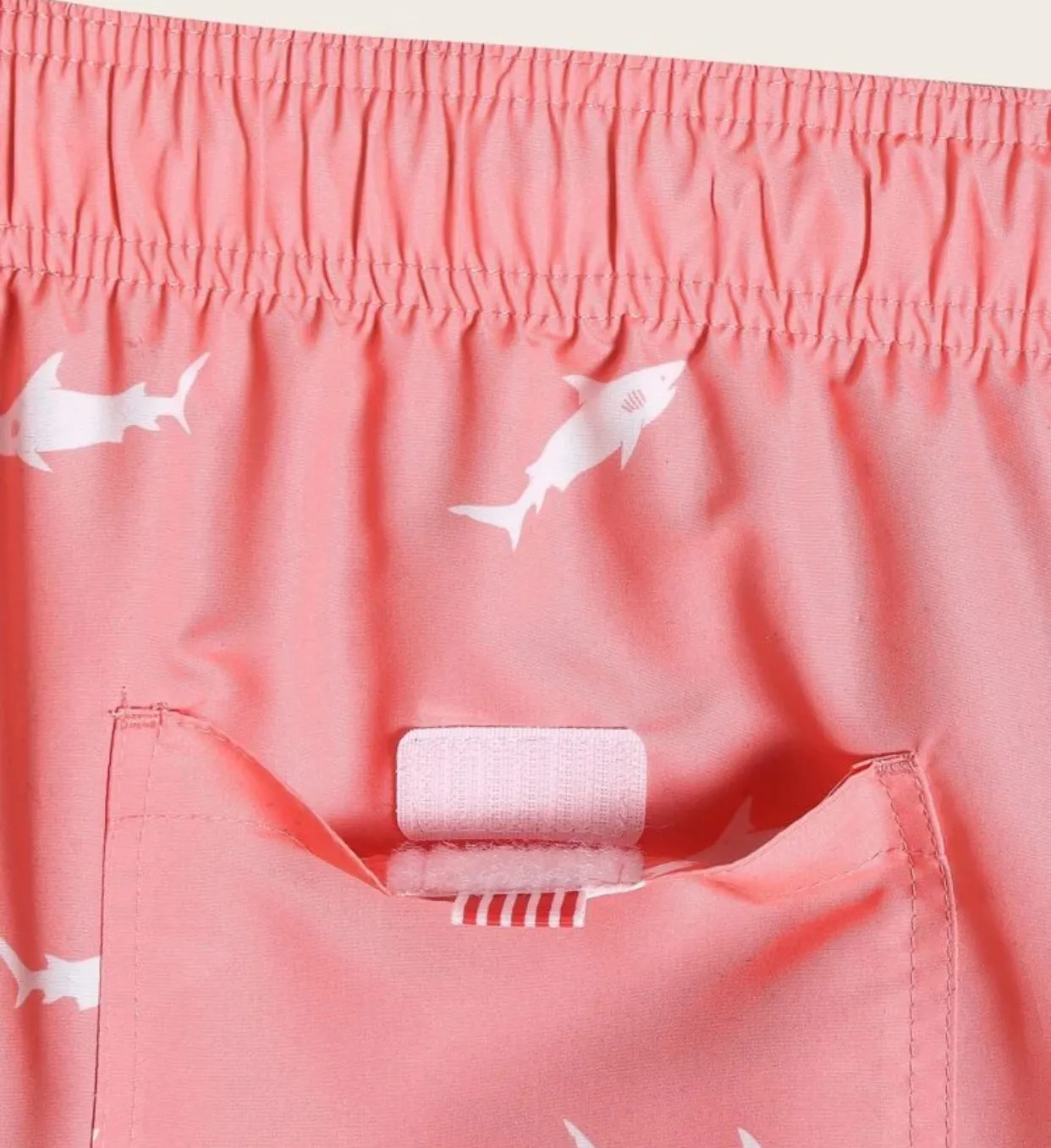 Men’s fish print swim suit shorts