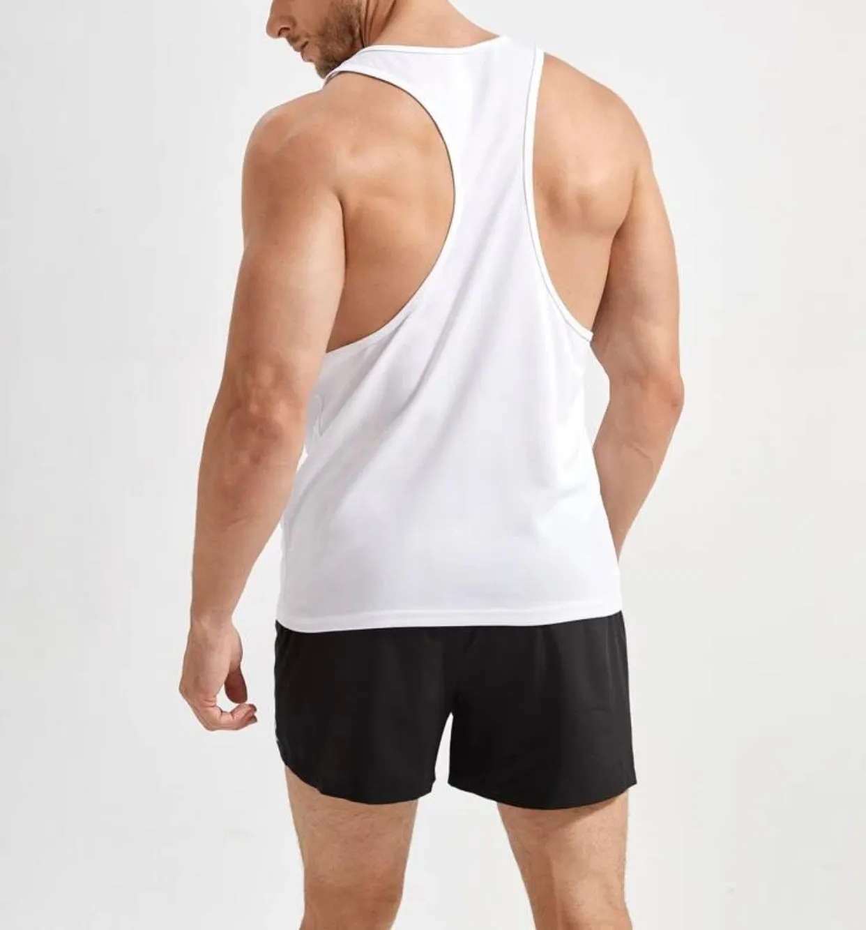 Men’s letter sports tank top with camo shorts set