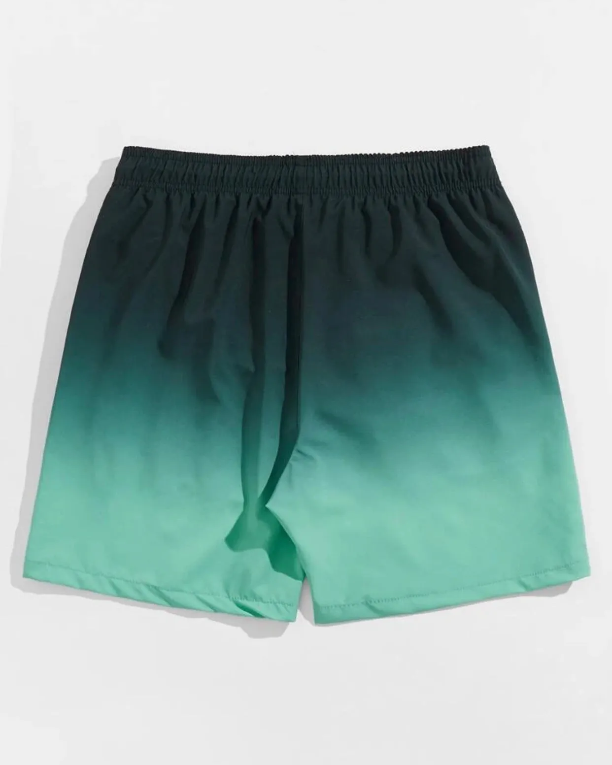 Men’s ombré drawstring swim trunks