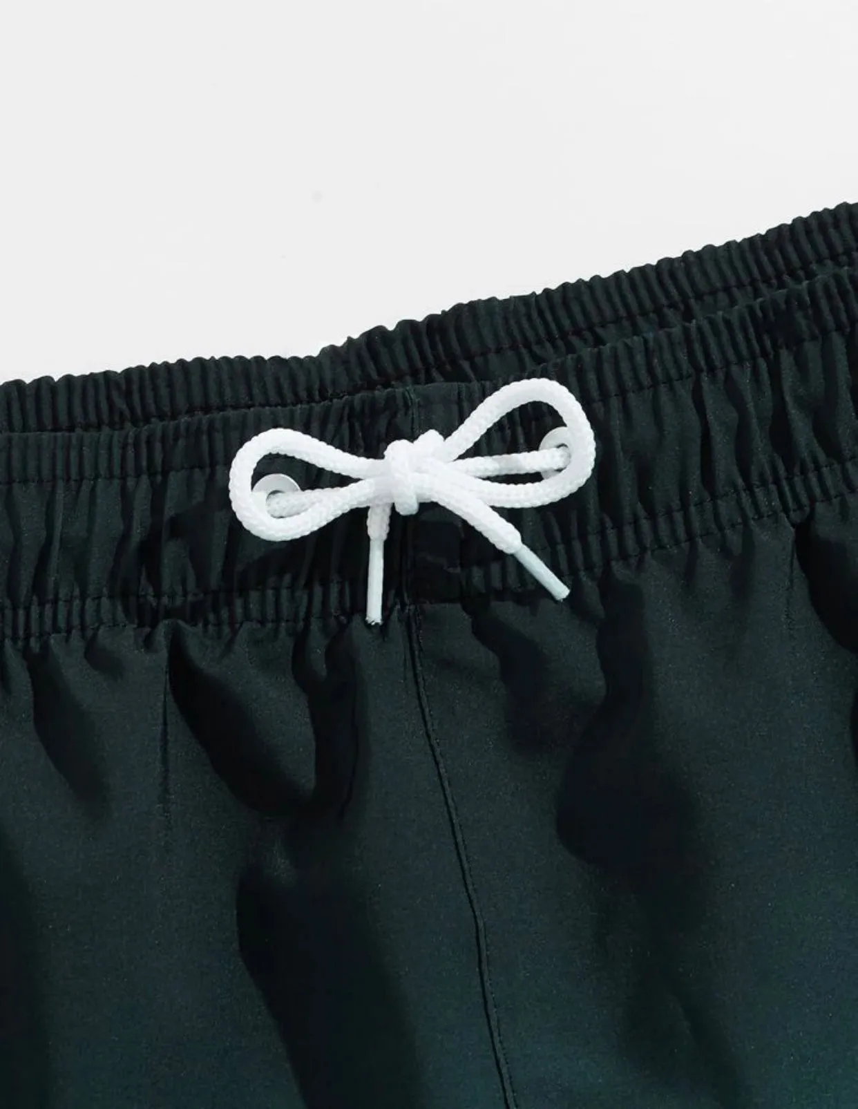 Men’s ombré drawstring swim trunks