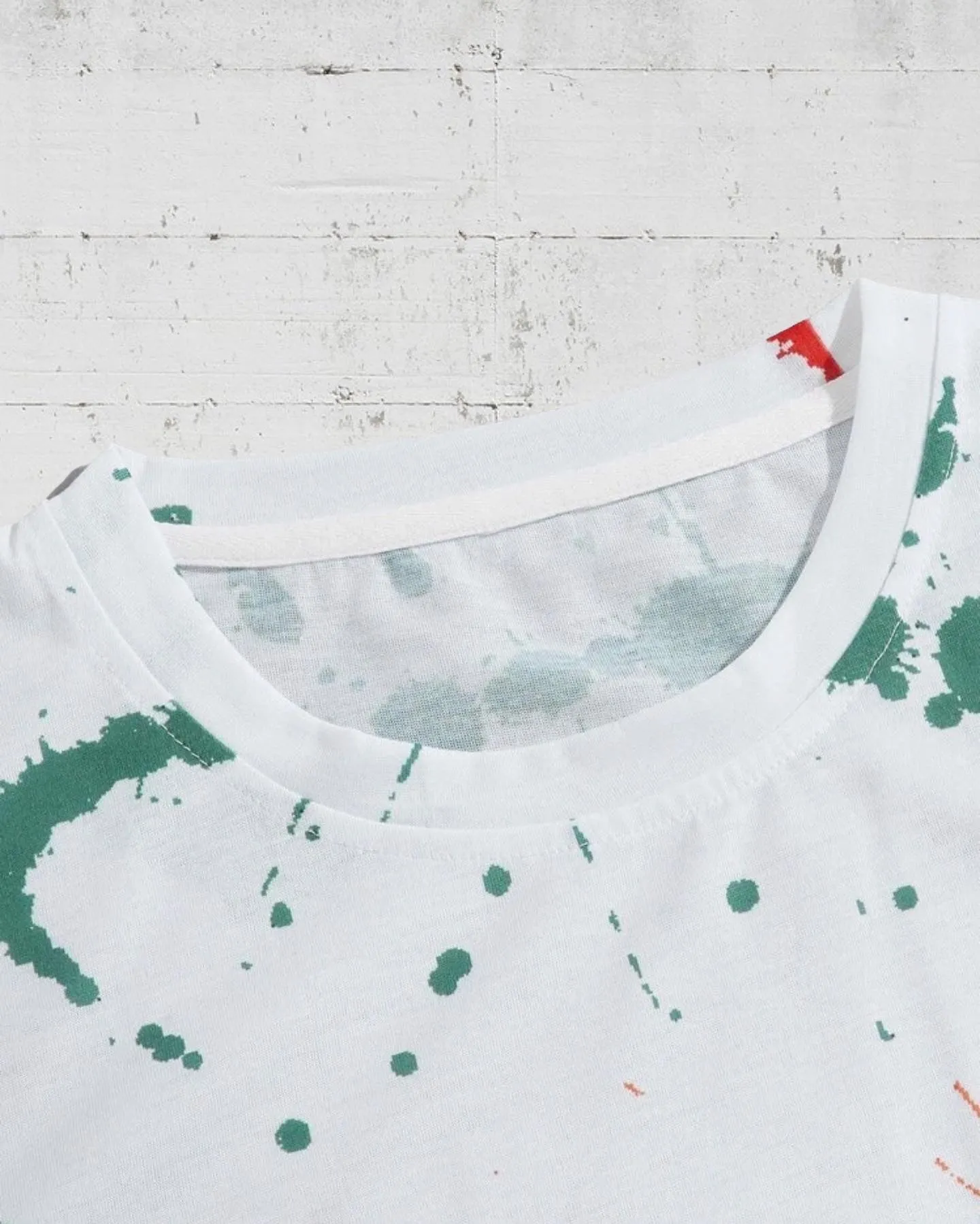 Men’s paint splash tee & shorts set