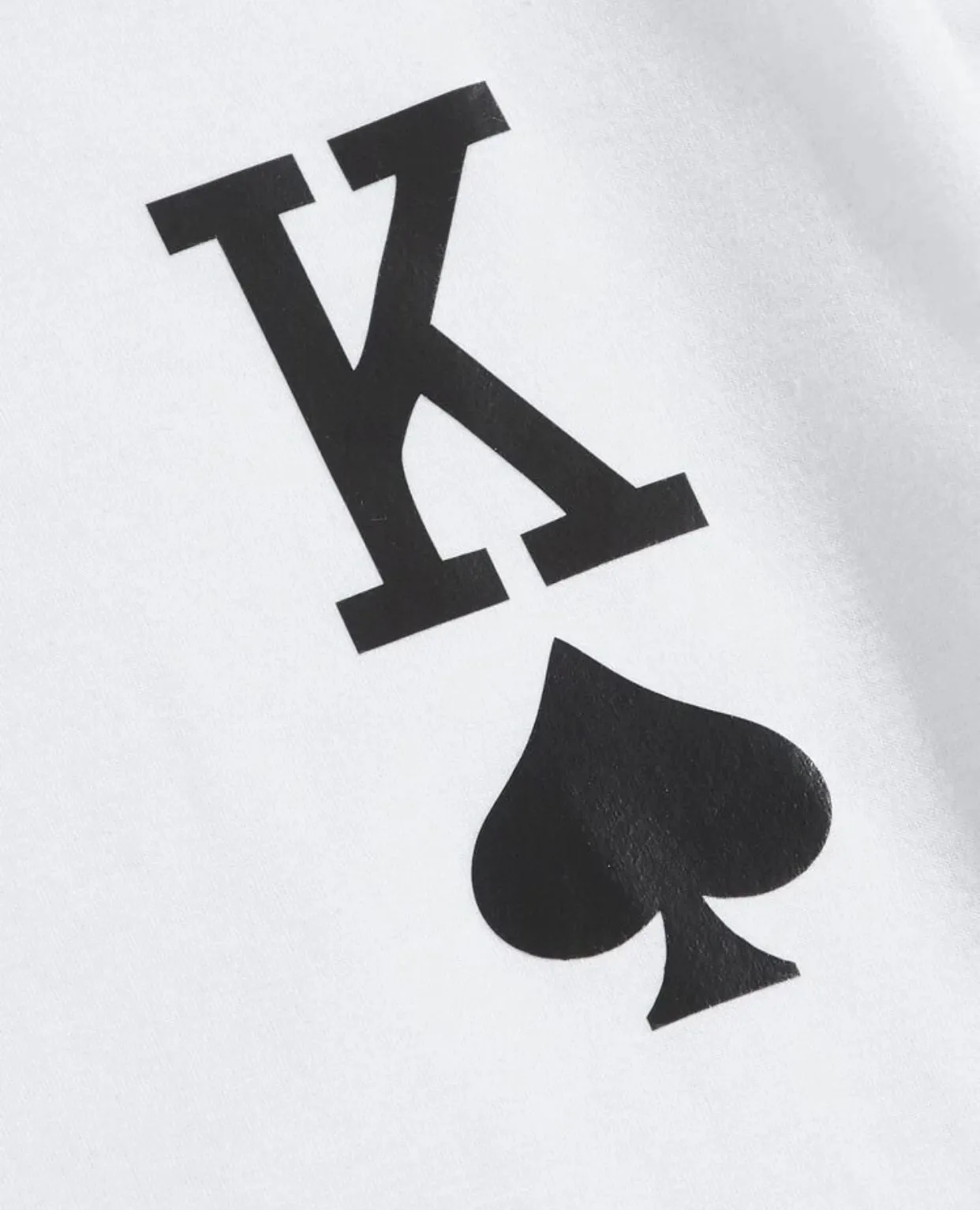 Men’s poker print tee & track short set