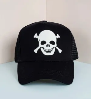 Men’s skull pattern baseball cap