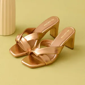 Rose Gold Soft Glide Heels