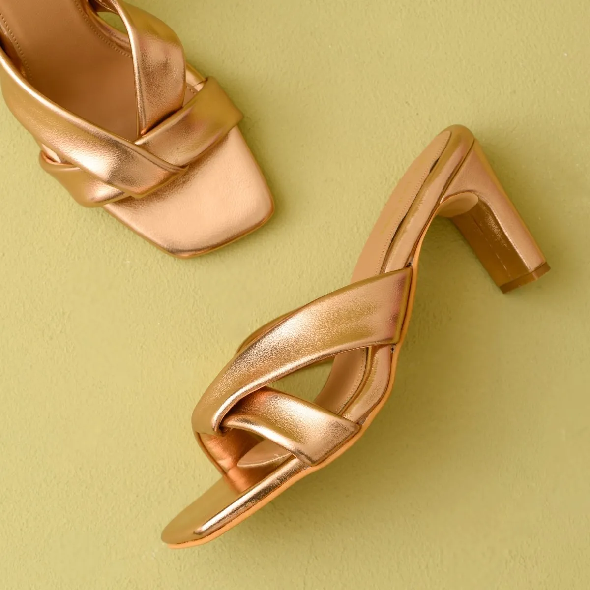 Rose Gold Soft Glide Heels
