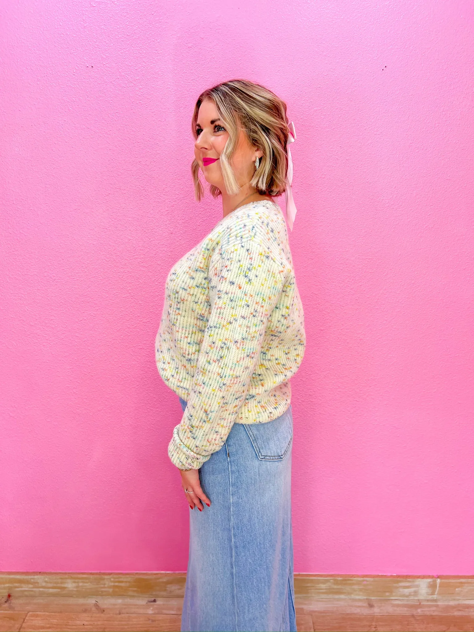 Say You Swear Sweater - Cream