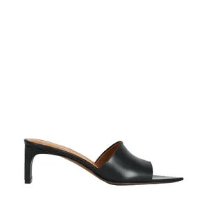 Serranova Black Heeled Sandals
