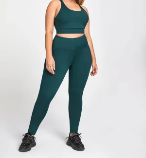 Solid colored criss cross backless sports set