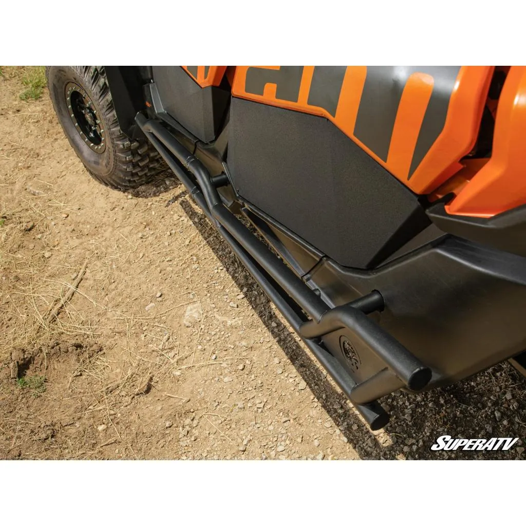 SuperATV Can-Am Maverick X3 MAX Heavy-Duty Nerf Bars