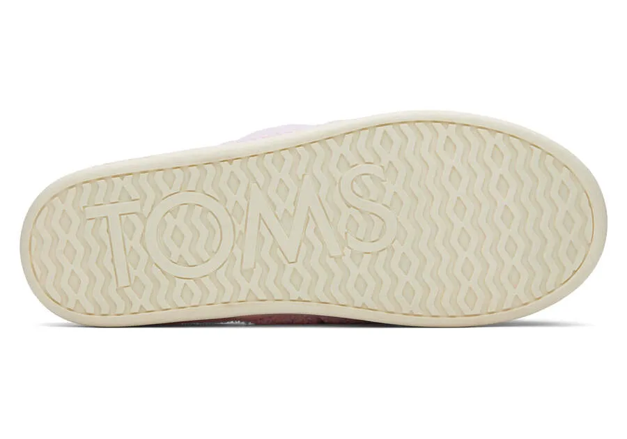 TOMS Womens Sage Terry Cloth Slipper - Chalky Pink